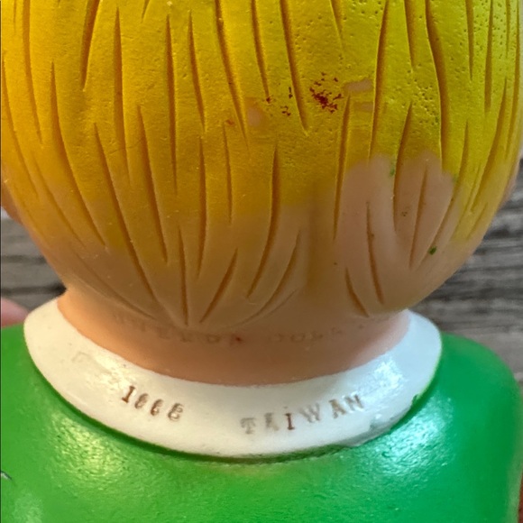 Vintage 1968 Uneeda Doll Company Roly-Poly Baby Doll Plumpees Vinyl Squeak Toy - Picture 12 of 13